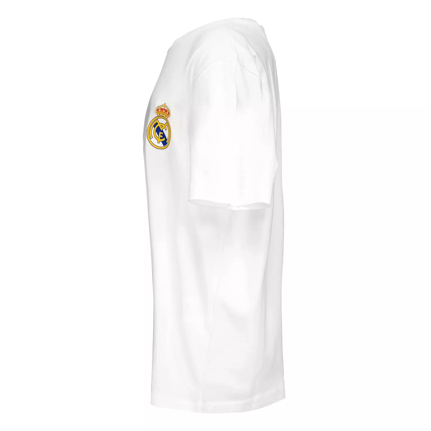 Camiseta Niños ECO Essentials Real Madrid Escudo Color Blanca