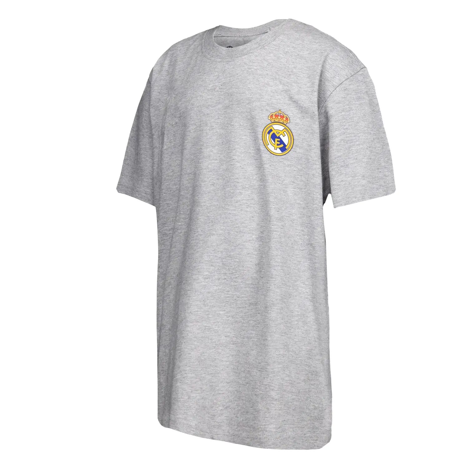 Camiseta Niños ECO Essentials Real Madrid Escudo Color Gris