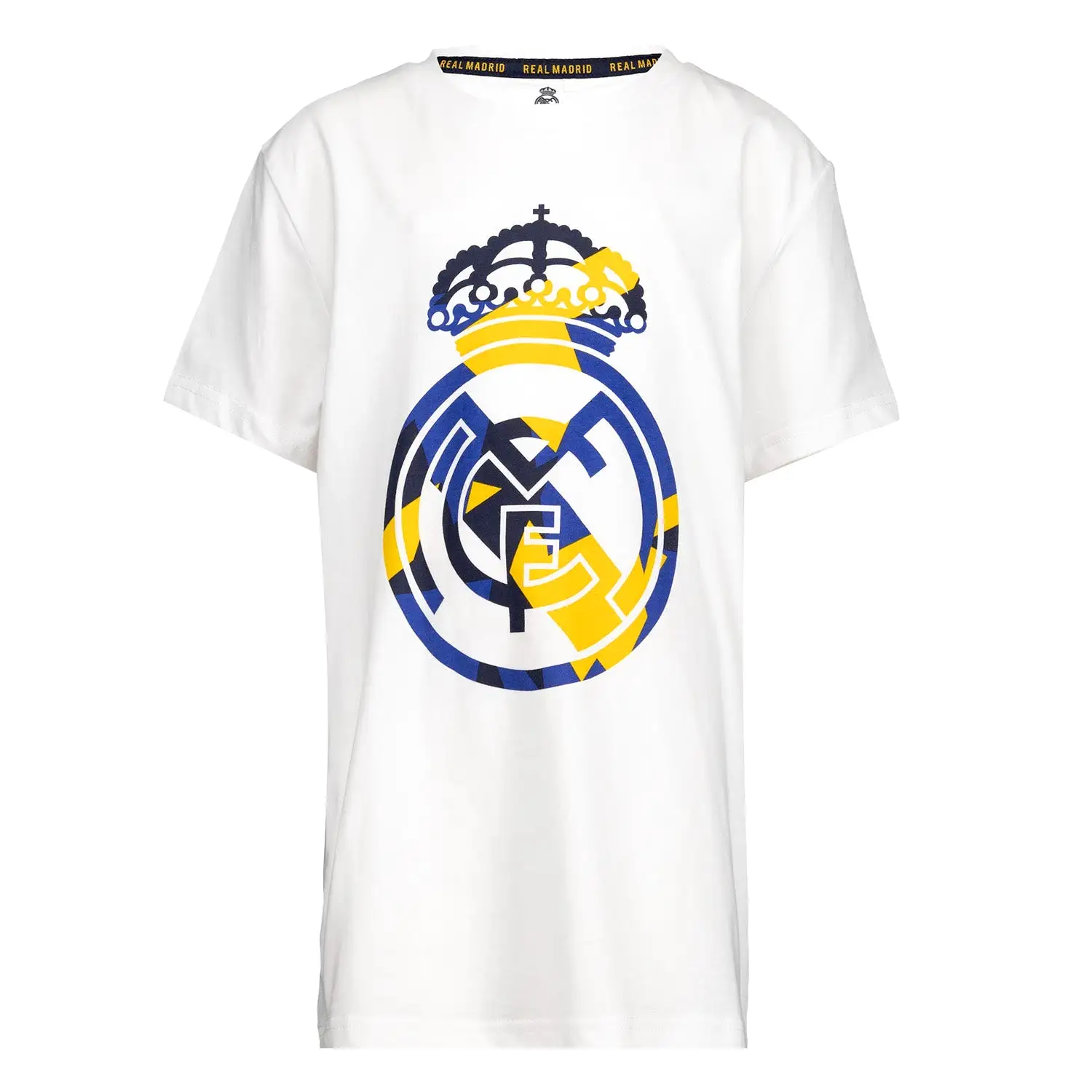 Camiseta Niños Kids on Tour Real Madrid Estampada Blanca