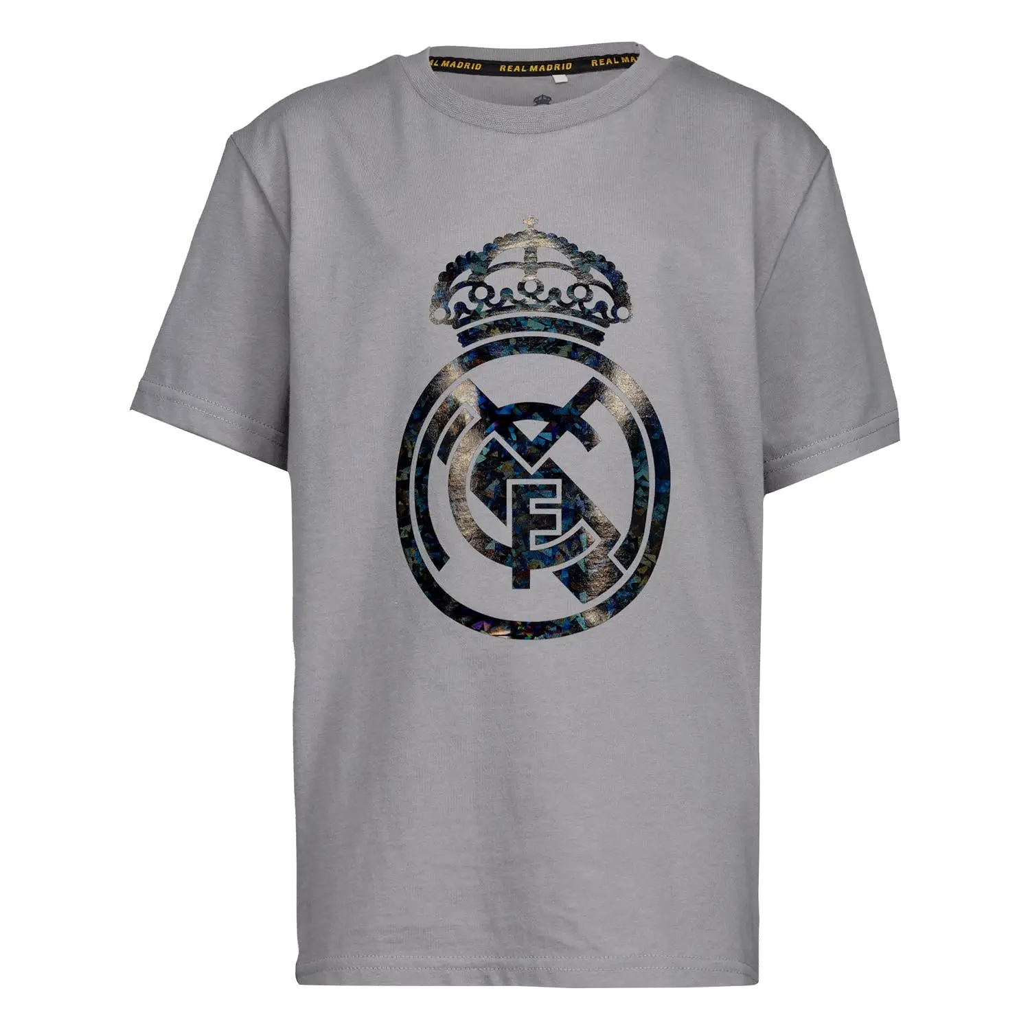 Camiseta Niños Kids on Tour Real Madrid Estampada Gris