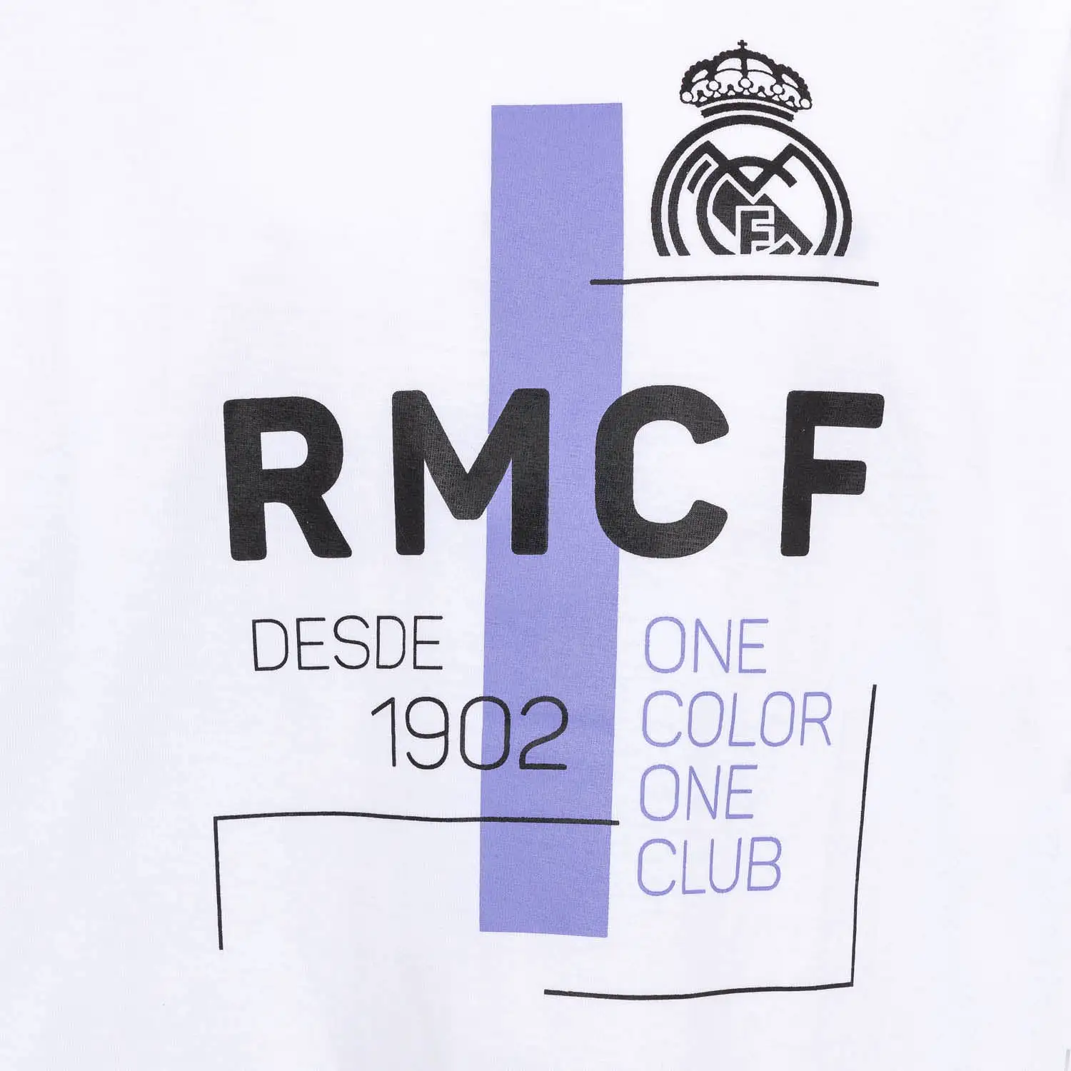 Camiseta Niños RMCF Blanca/Morada