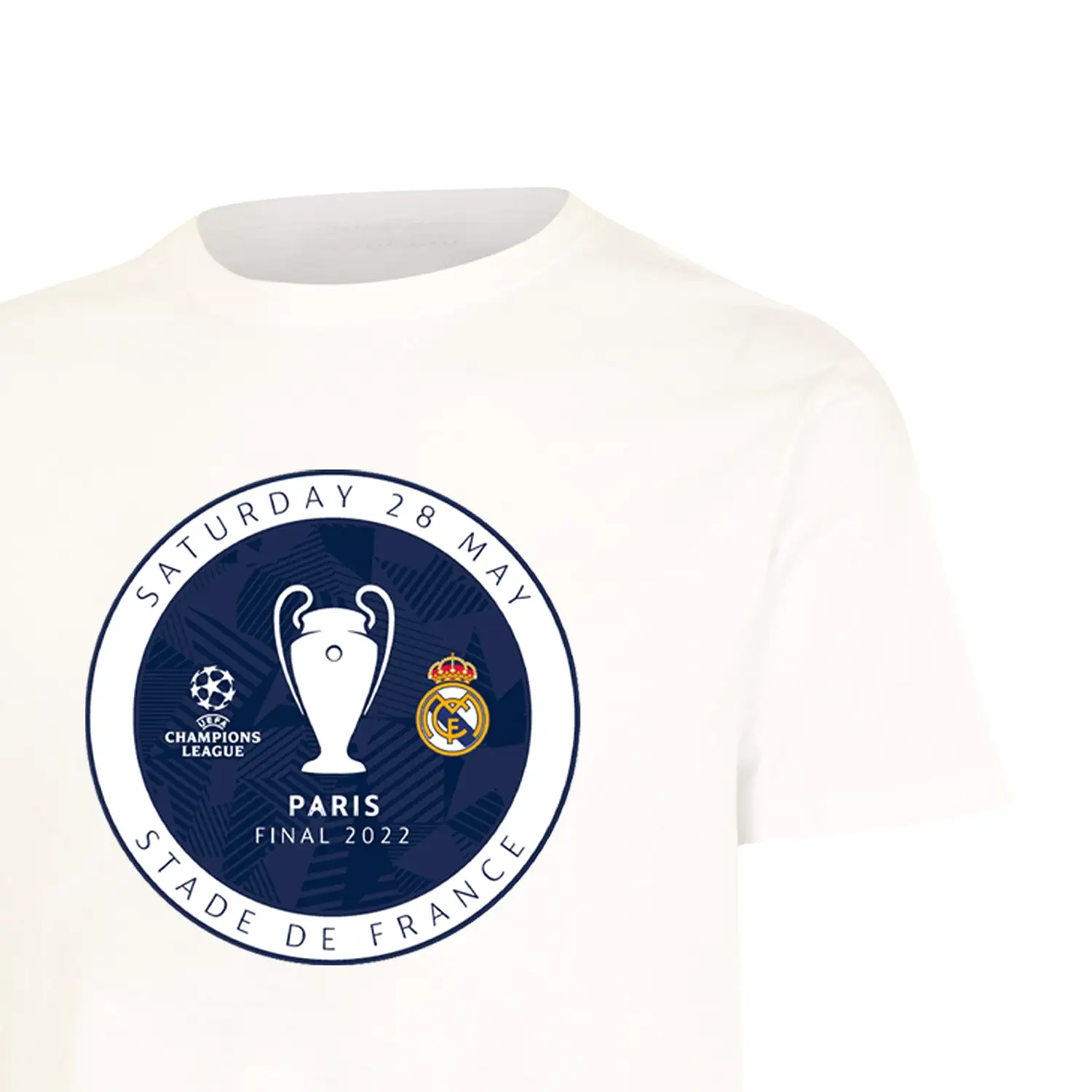 Camiseta Niños UCL Final Paris 2022 Blanca