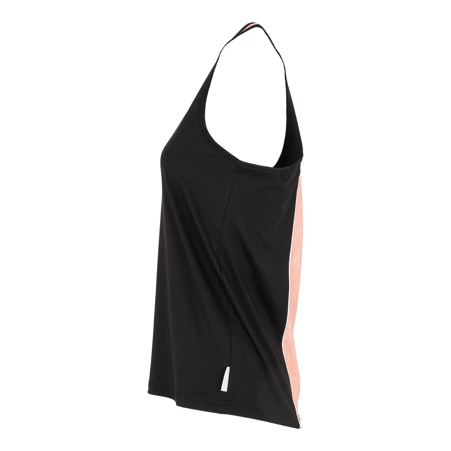 Camiseta Tirantes Gym Mujer Negro/Rosa