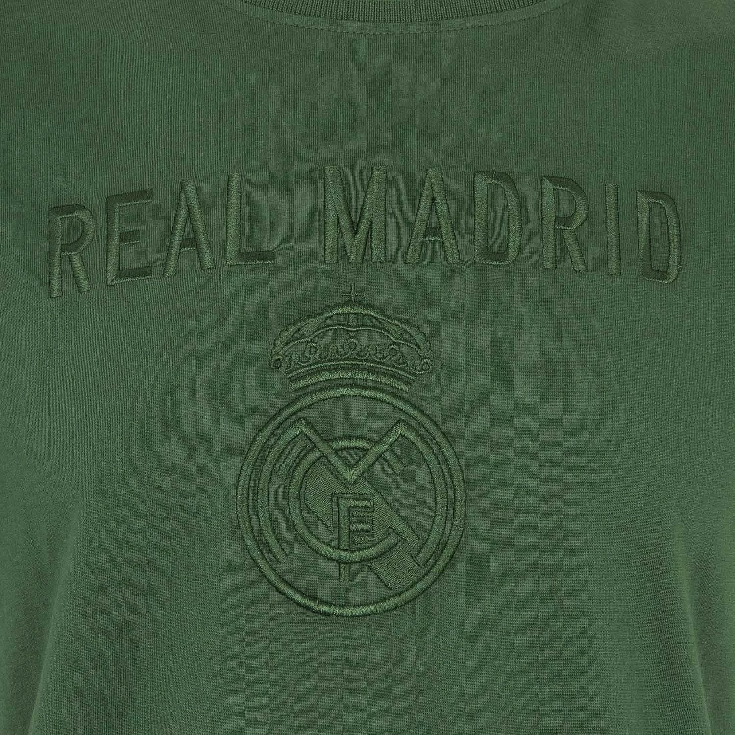 Camiseta Tonal Hombre Verde Real Madrid