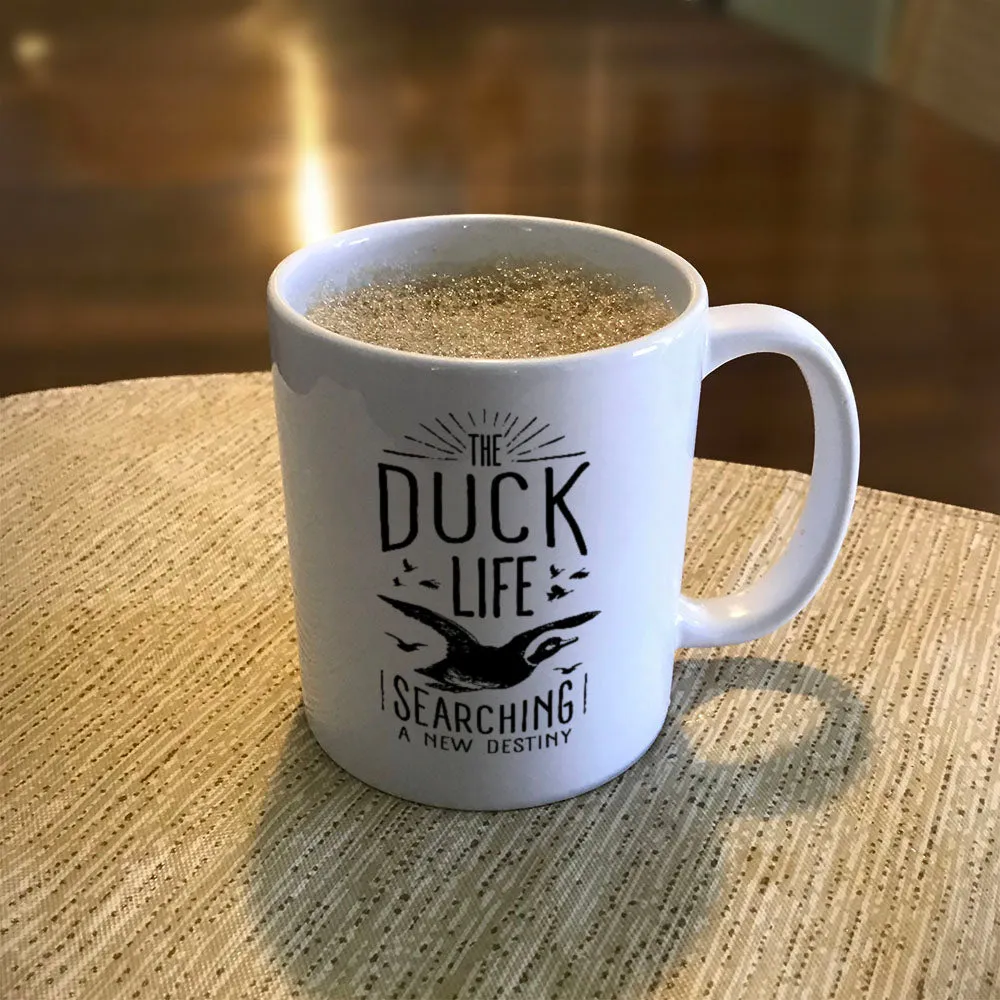 Ceramic Coffee Mug The Duck Life Searching A New Destiny