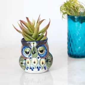 Ceramic Owl Planter