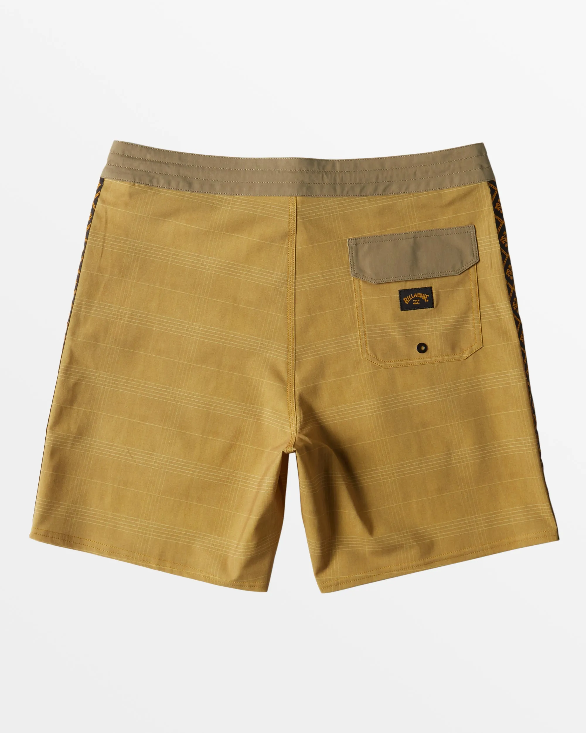 D Bah Lo Tide 18 Boardshorts - Mustard