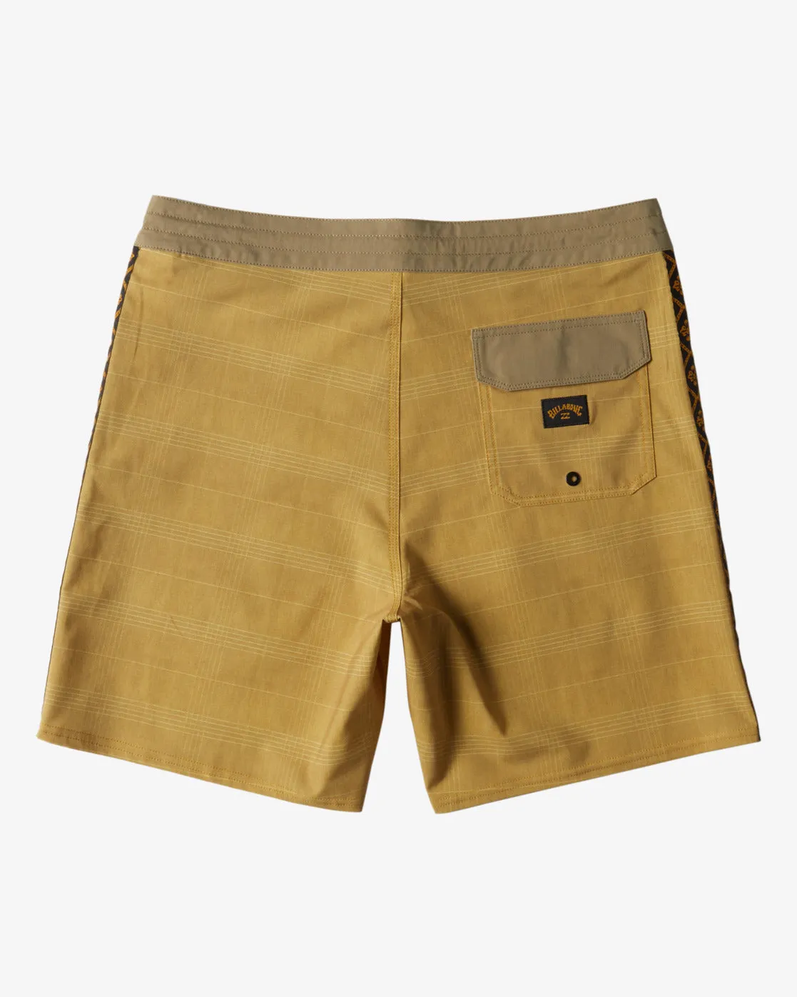 D Bah Lo Tide 18 Boardshorts - Mustard