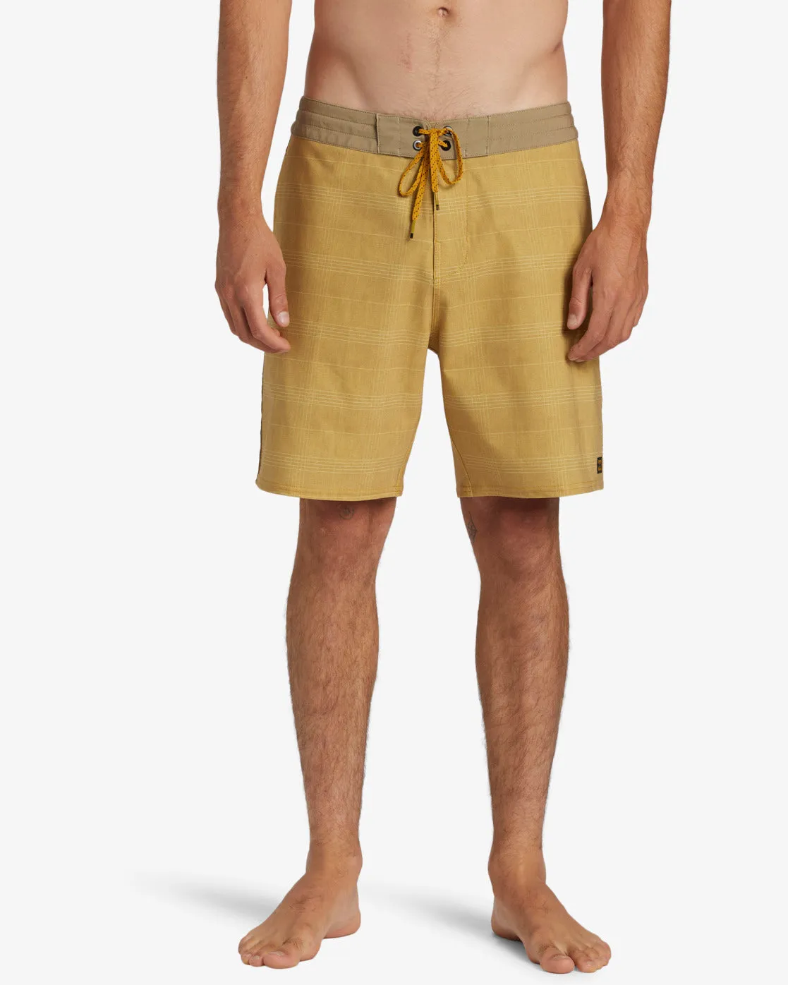 D Bah Lo Tide 18 Boardshorts - Mustard