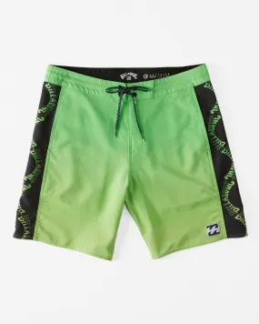 D Bah Lo Tide 18 Boardshorts - Neon Lime