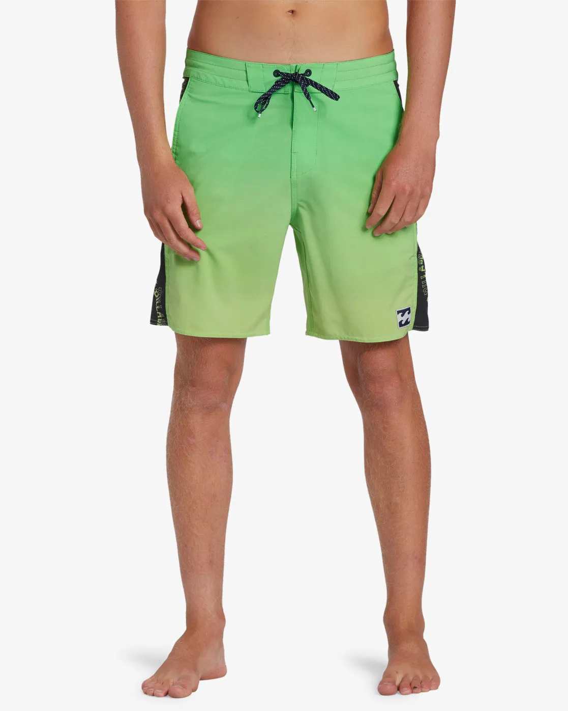 D Bah Lo Tide 18 Boardshorts - Neon Lime