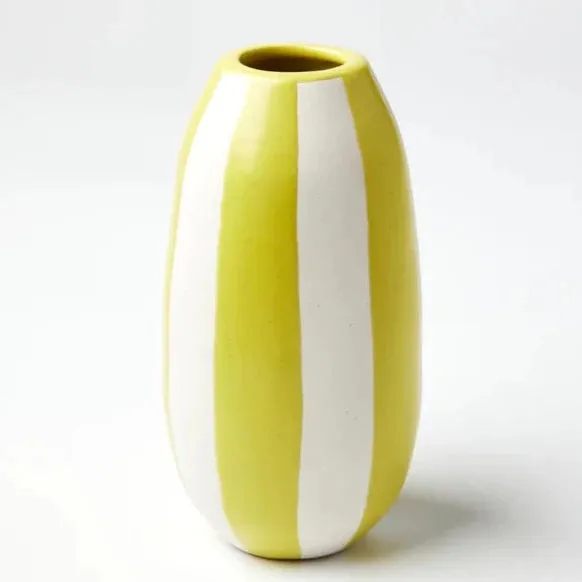 DOSE VASE CITRON STRIPE