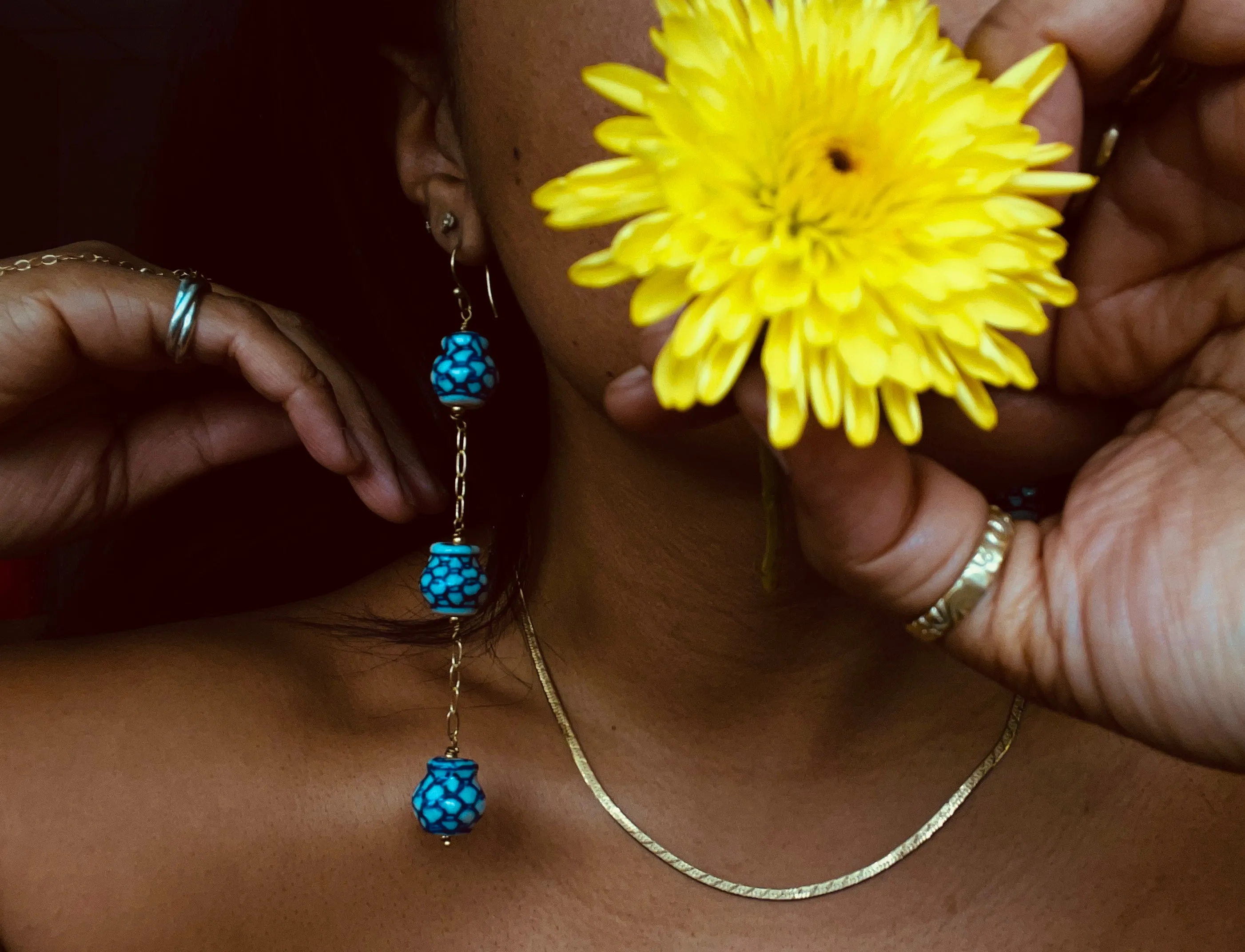 Dotted Vase Earrings