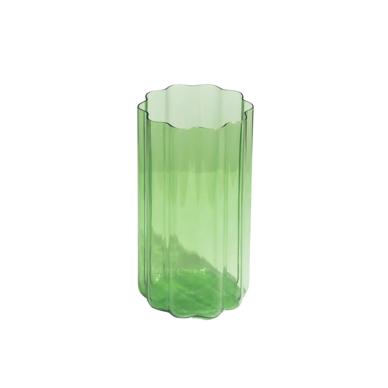 Fazeek Wave Vase, Green