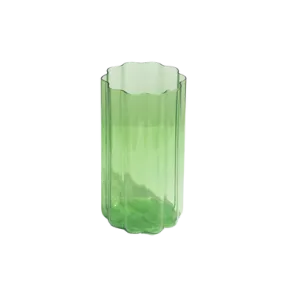 Fazeek Wave Vase, Green