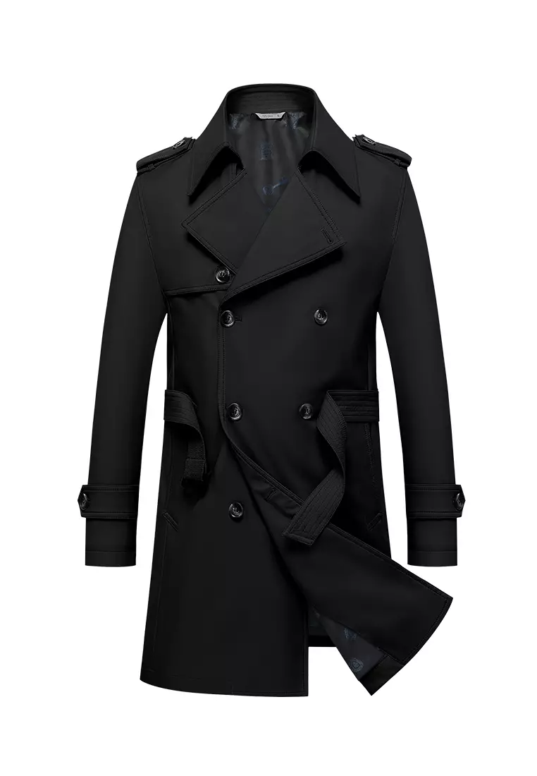 HAPPY FRIDAYS Men's Casual Trench Coats BC7987