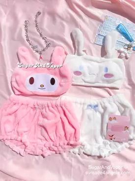 Kawaii Bestie Plush Pajama Set