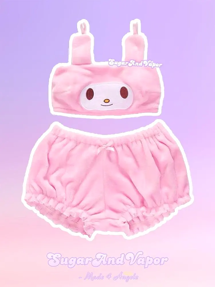 Kawaii Bestie Plush Pajama Set