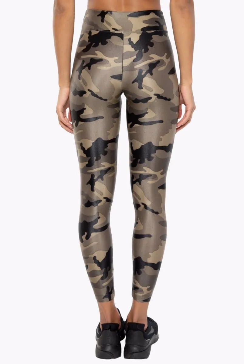 Koral Activewear Lustrous High Rise Legging - Olive Camo