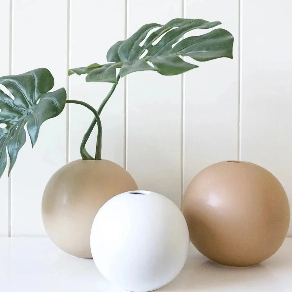 Large Sphere Vase - Blush