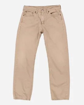 Levi's 505 White Tab Brown Trousers - W32 L32