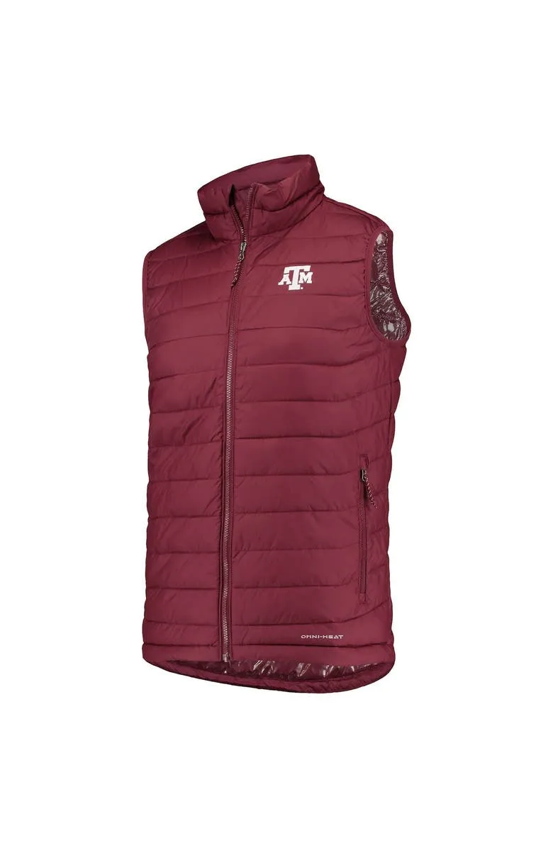 Men's Columbia Maroon Texas Vest | The Puffer Jackets