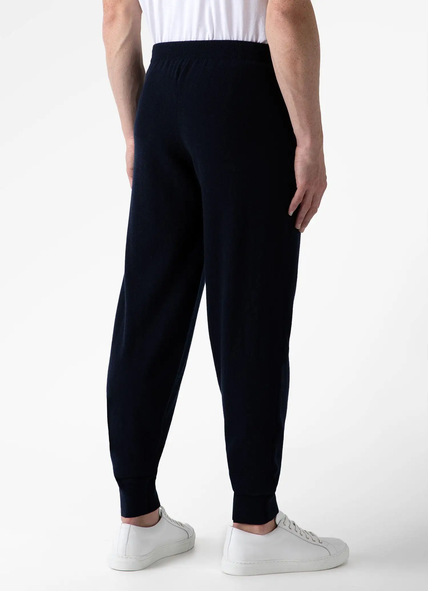 Men's Cashmere Lounge Pant in Navy