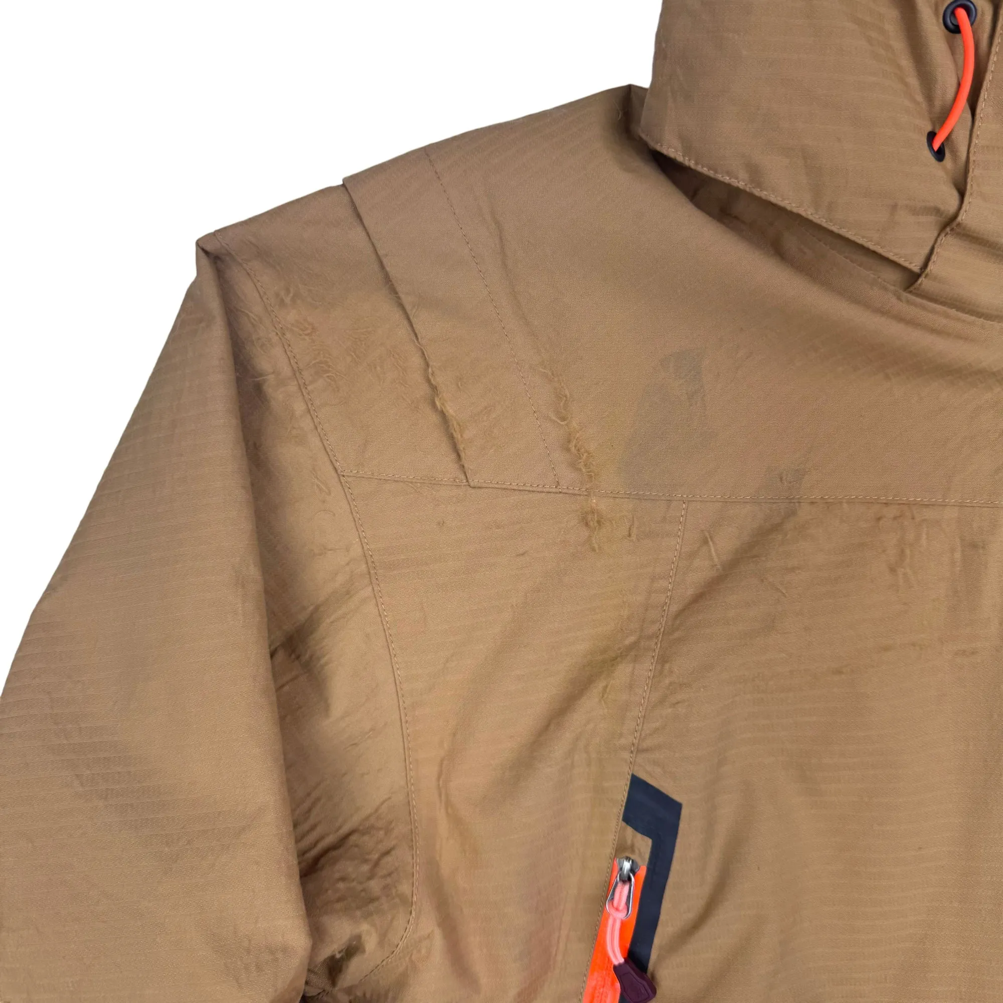 Mountain Hardwear Dry Q Thermal Q Recco Outerwear Waterproof Jacket Tan