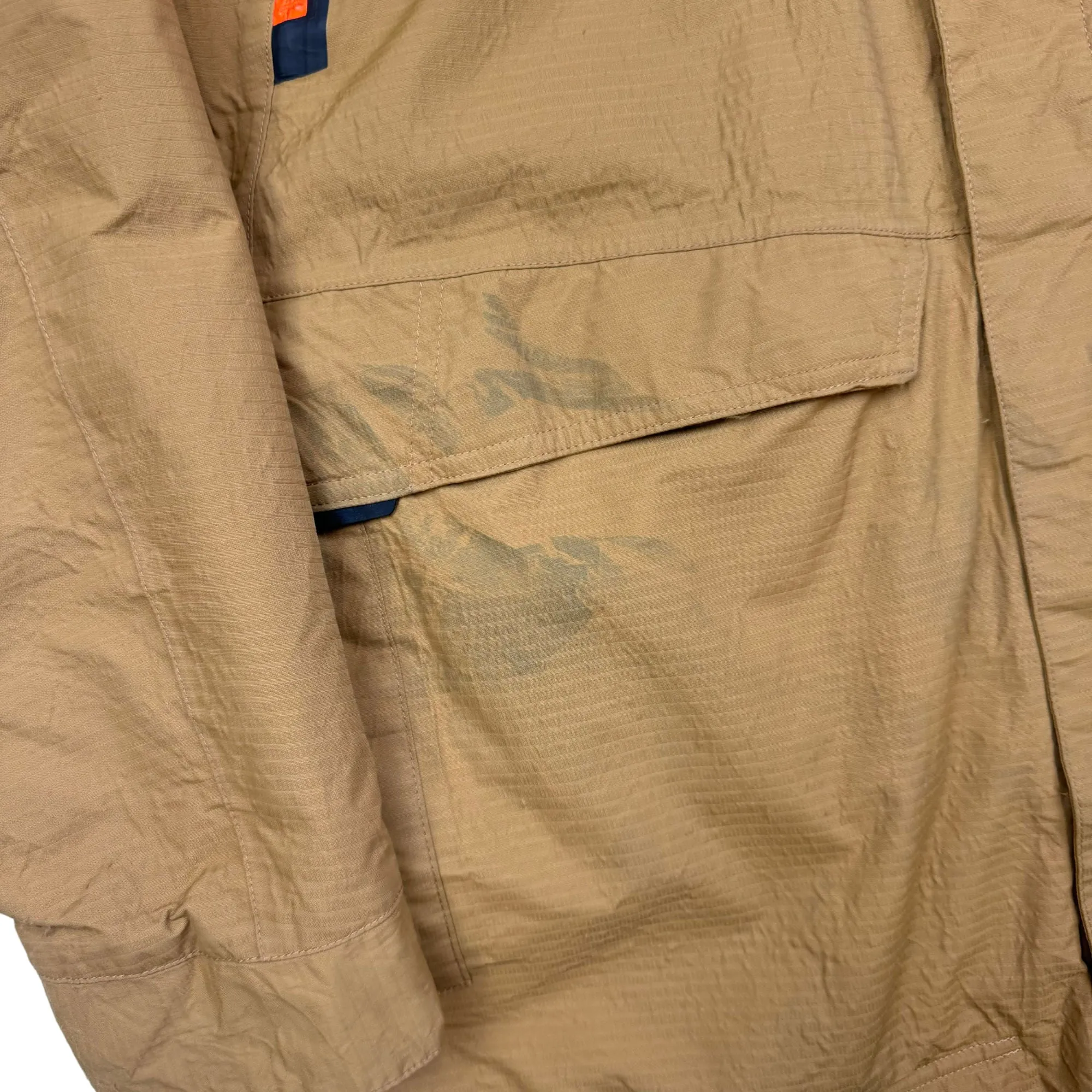 Mountain Hardwear Dry Q Thermal Q Recco Outerwear Waterproof Jacket Tan