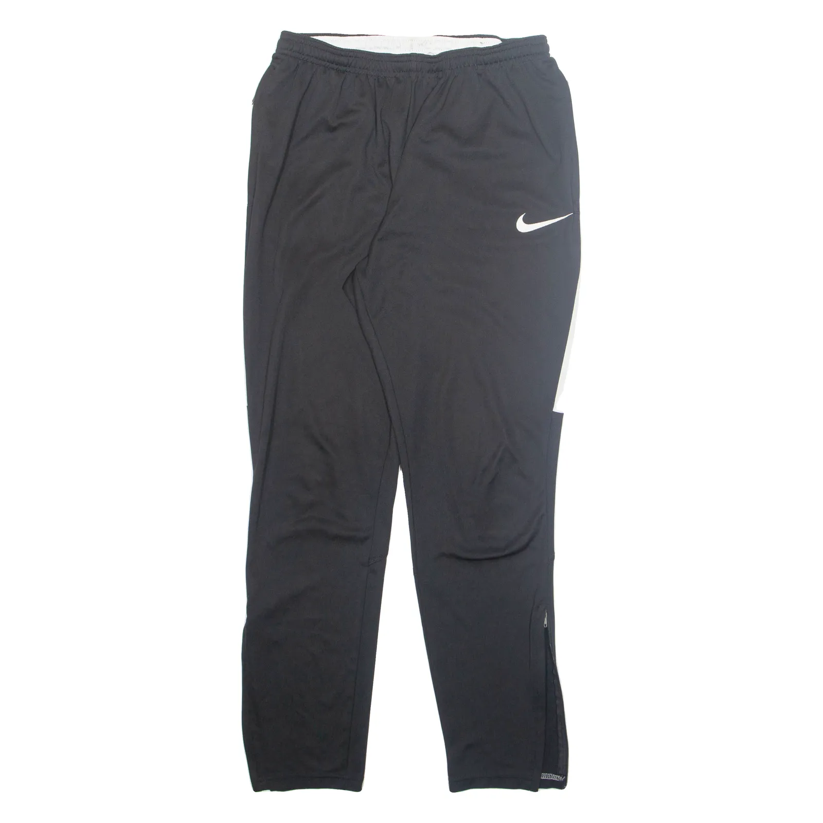 NIKE Mens Joggers Black Tapered M W26 L28