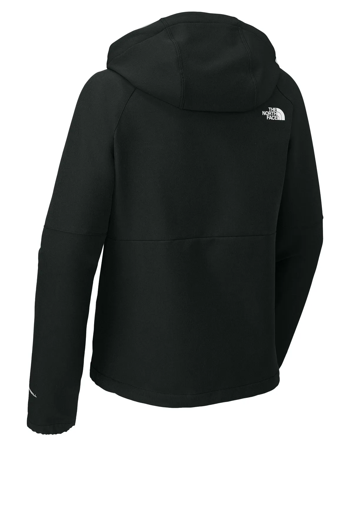 North Face Ladies Barr Lake Hooded Soft Shell Jackets, Black Heather