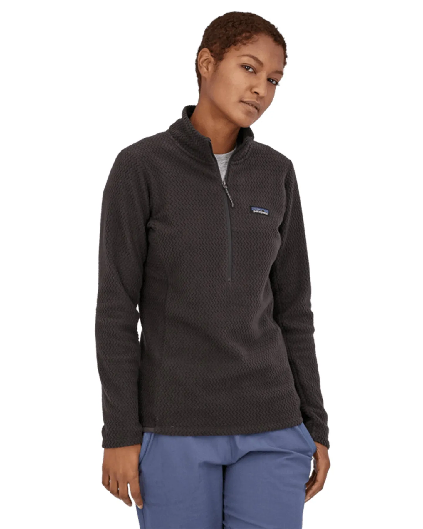 Patagonia R1 Air Women's Zip-Neck - Black | Shop Coats & Jackets at Trojan Wake Ski Snow & Snow Skiers Warehouse