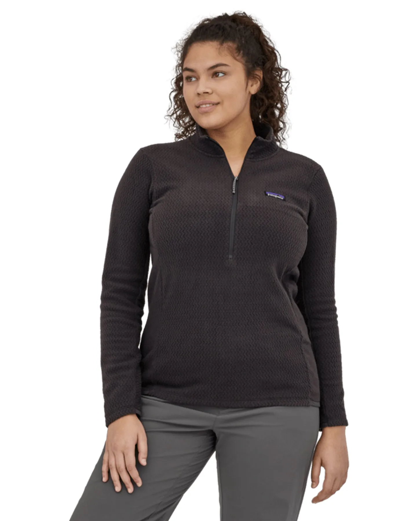 Patagonia R1 Air Women's Zip-Neck - Black | Shop Coats & Jackets at Trojan Wake Ski Snow & Snow Skiers Warehouse