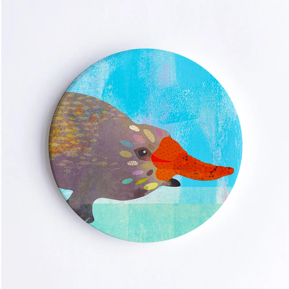 Platypus Ceramic Coaster