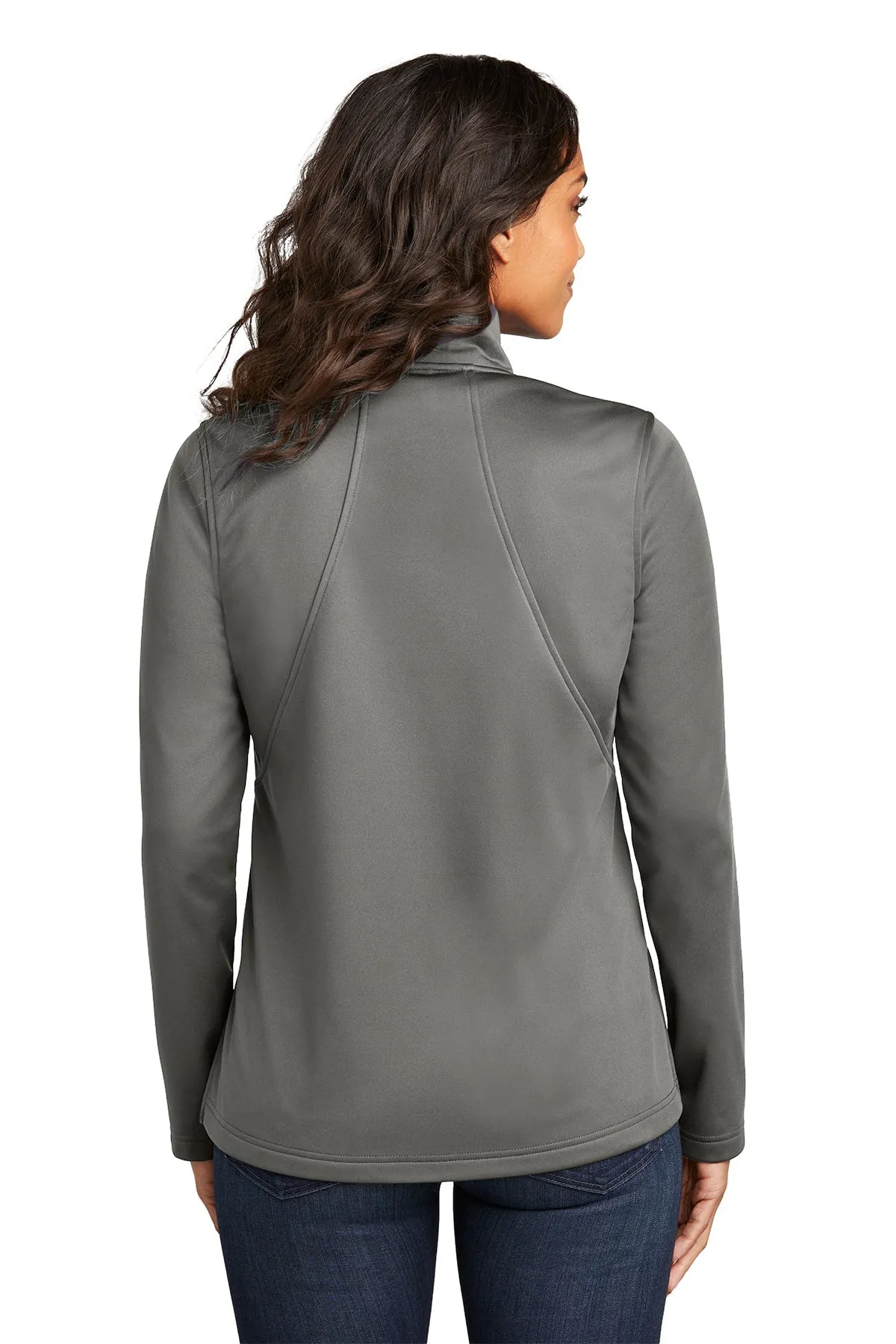 Port Authority Ladies Flexshell Custom Jackets, Smoke Grey