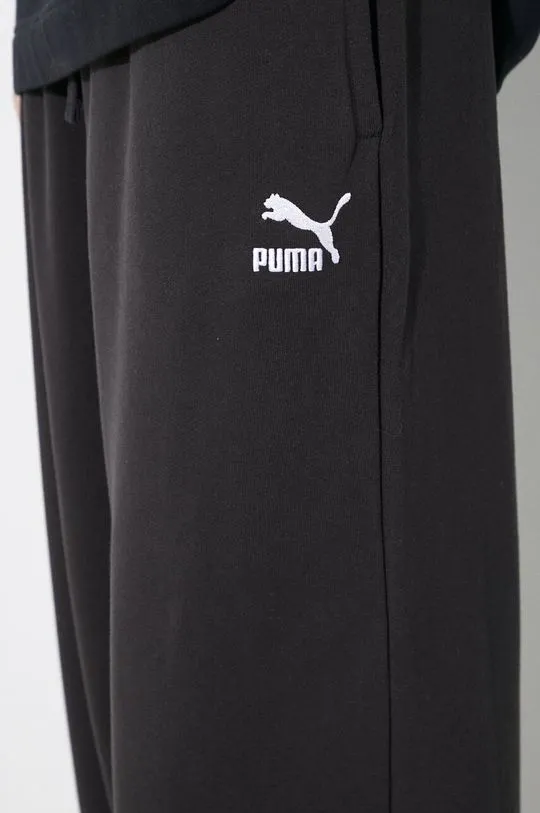 Puma cotton joggers BETTER CLASSIC black color smooth 624233