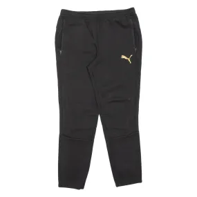 PUMA Mens Joggers Black Skinny L W30 L28