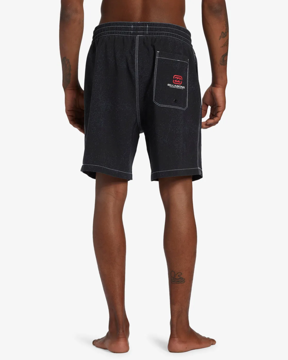 Riot Layback 18.5 Elastic Waist Shorts - Stealth