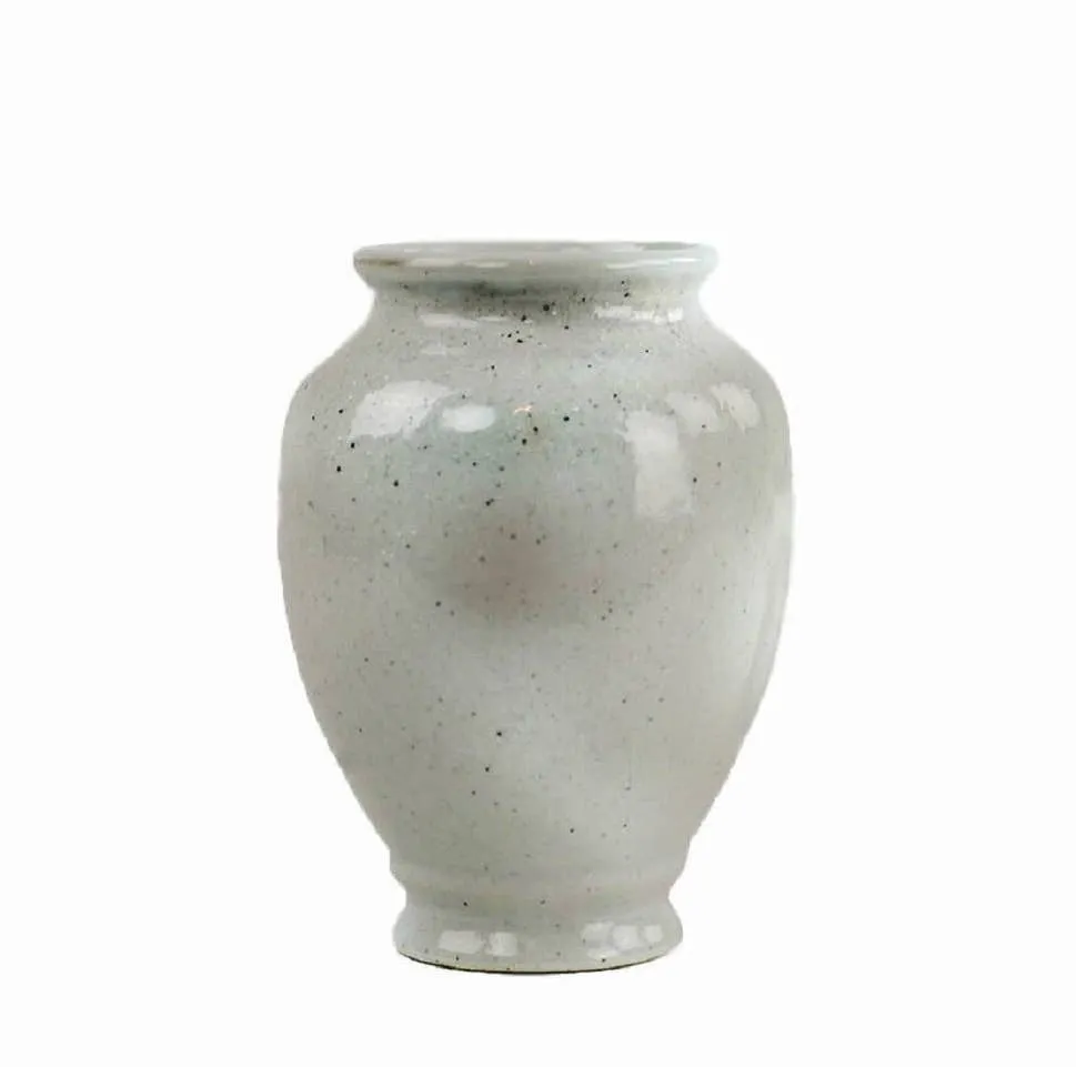 Rustic White Sand Vase