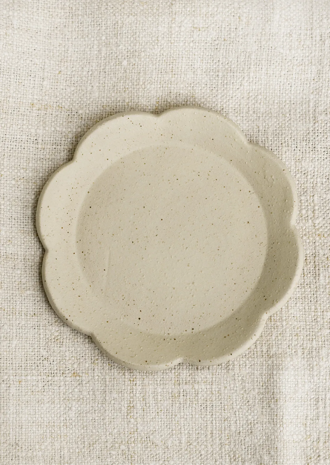 Scalloped Ceramic Trinket Dish