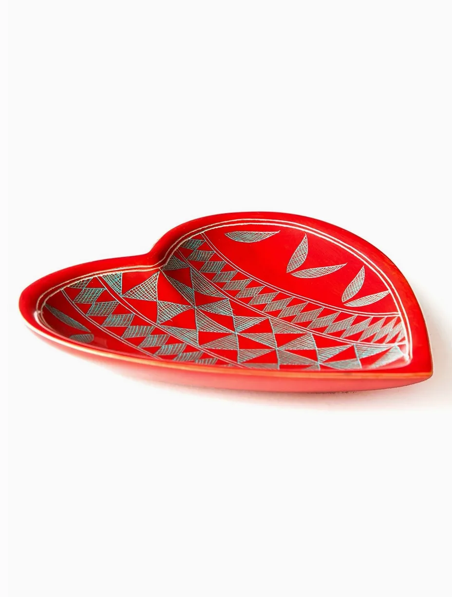 Soapstone Heart Dishes Handmade in Kenya