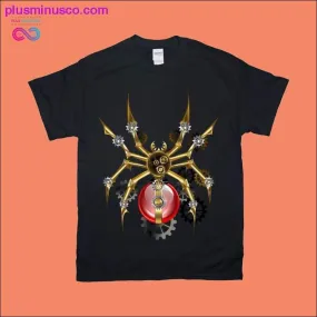 Spider with a Red Light Bulb T-Shirts