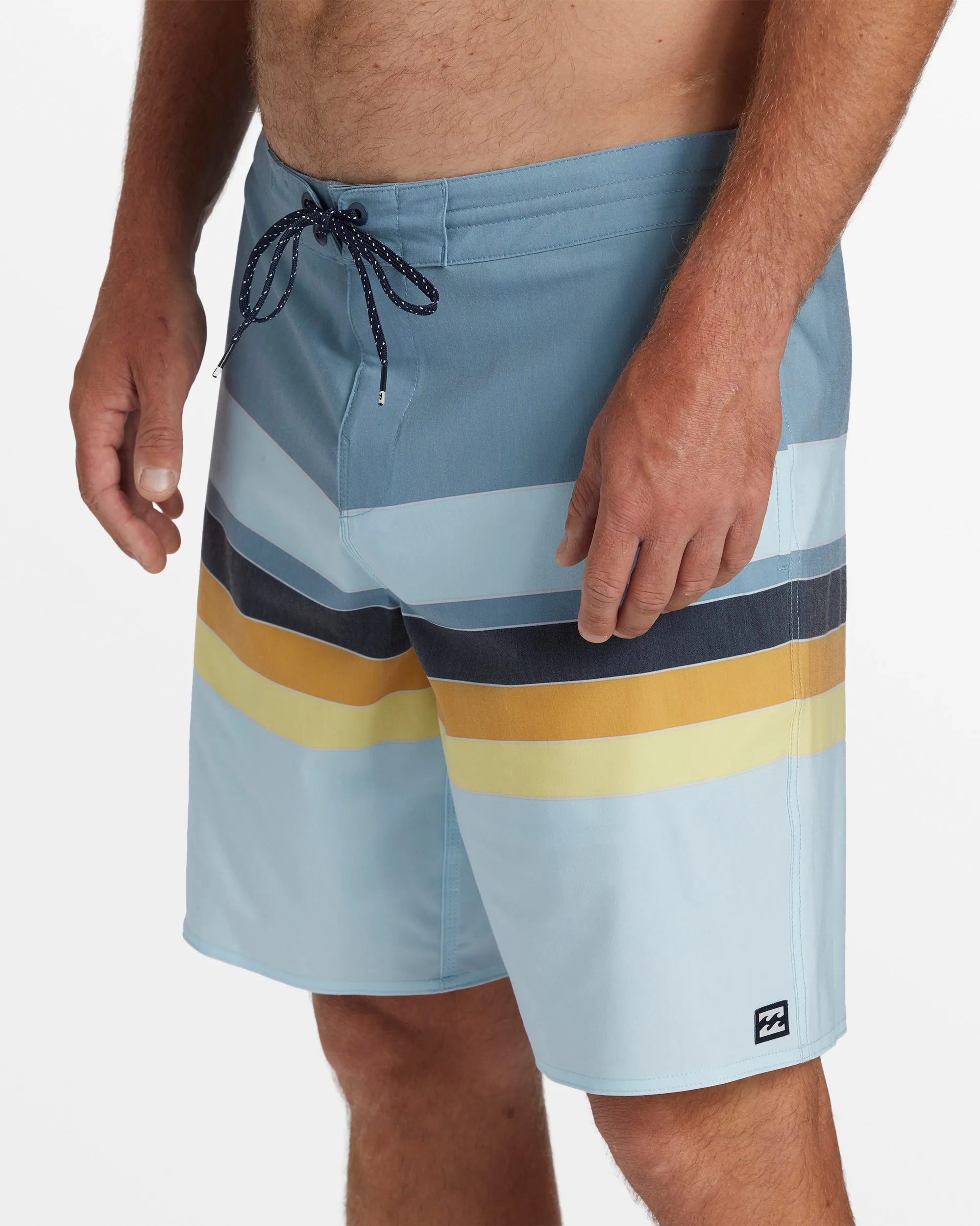 Spinner Lo Tide 18 Boardshorts - Washed Blue