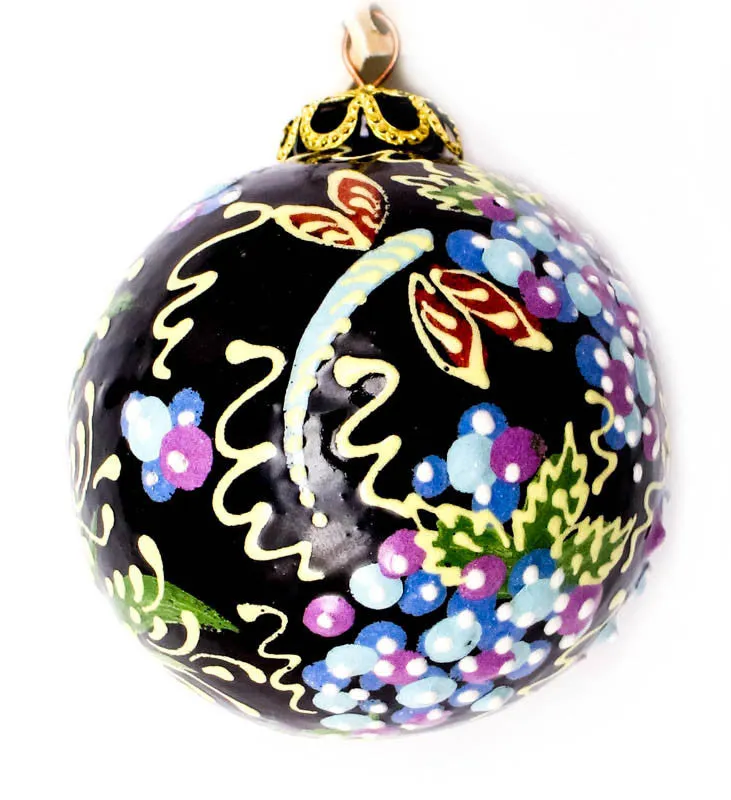 Spring Celebration Small Bulb Ceramic Ornament