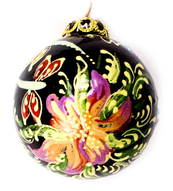 Spring Celebration Small Bulb Ceramic Ornament