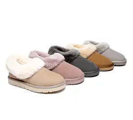 TARRAMARRA Women Slippers Clarrie Sheepskin Slippers Two Way Wear