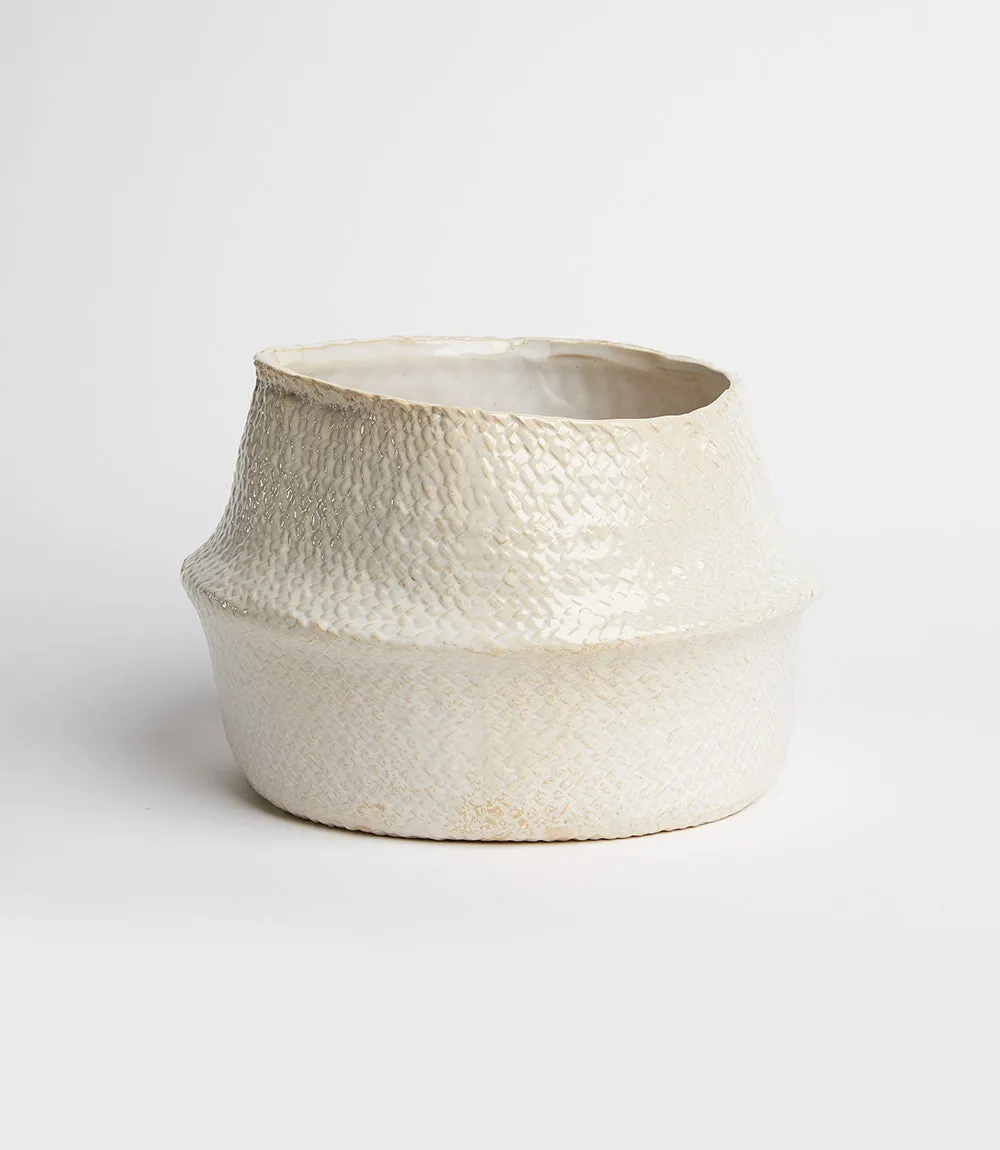 Textured Ceramic Pot