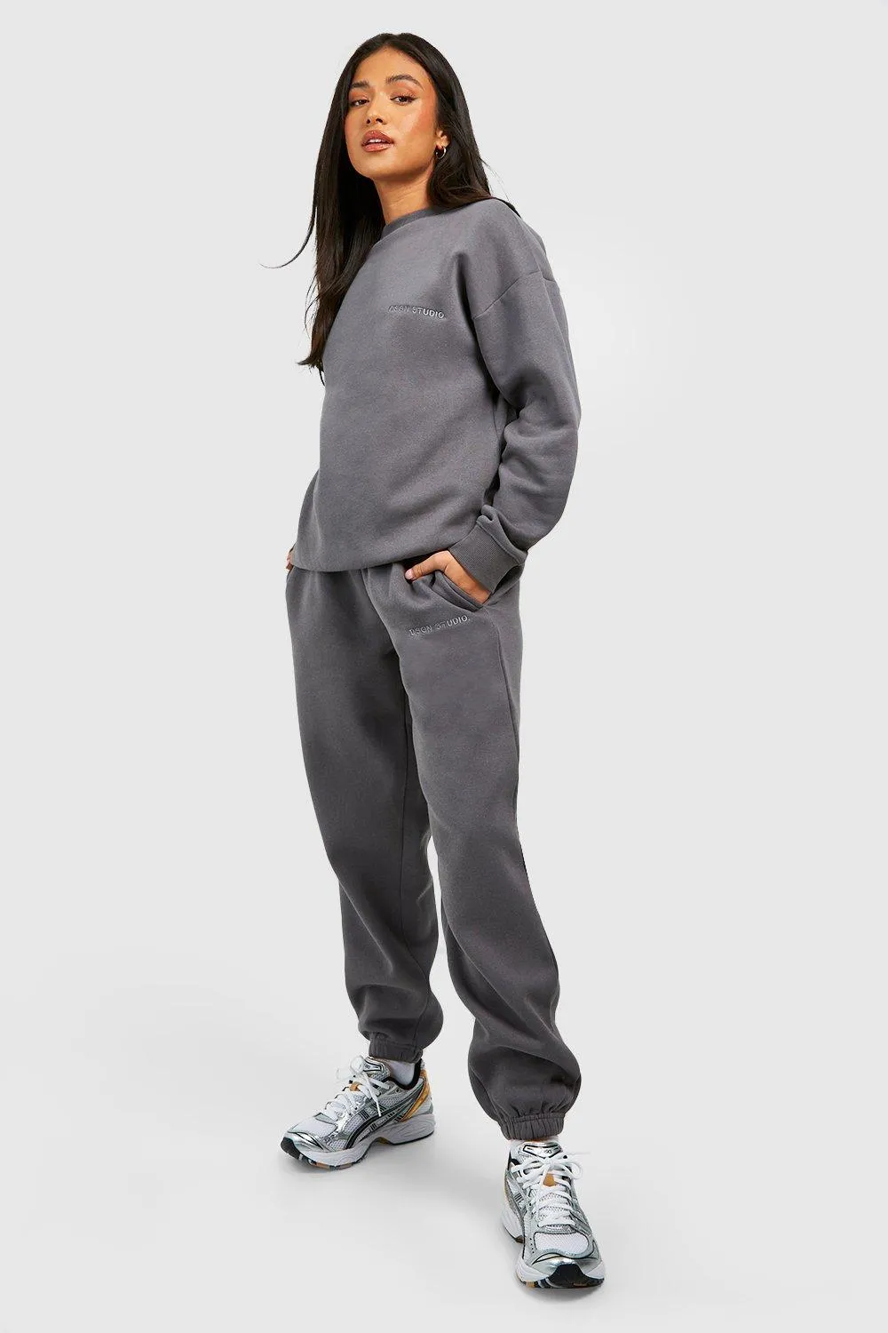 Tracksuits | Petite Dsgn Studio Overdyed Tracksuit | boohoo