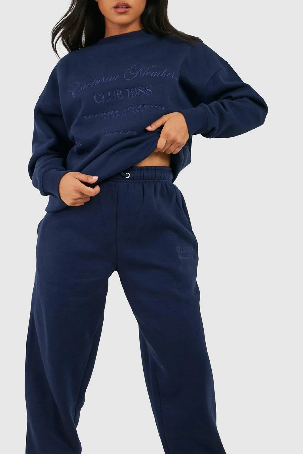 Tracksuits | Petite Members Club Tracksuit | boohoo