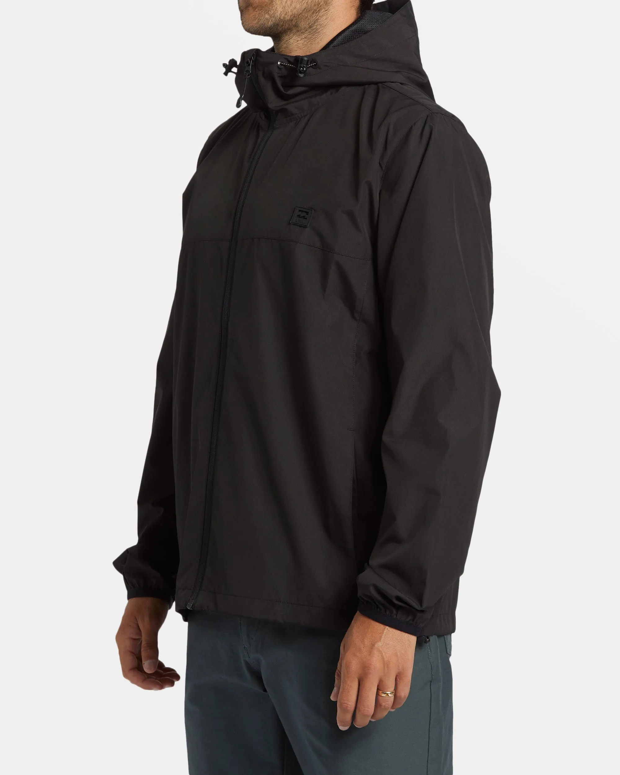 Transport Windbreaker Jacket - Black